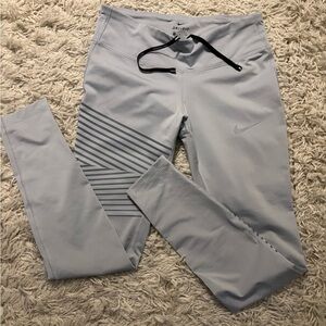 Nike Gray Dri-Fit Athletic Leggings Size S